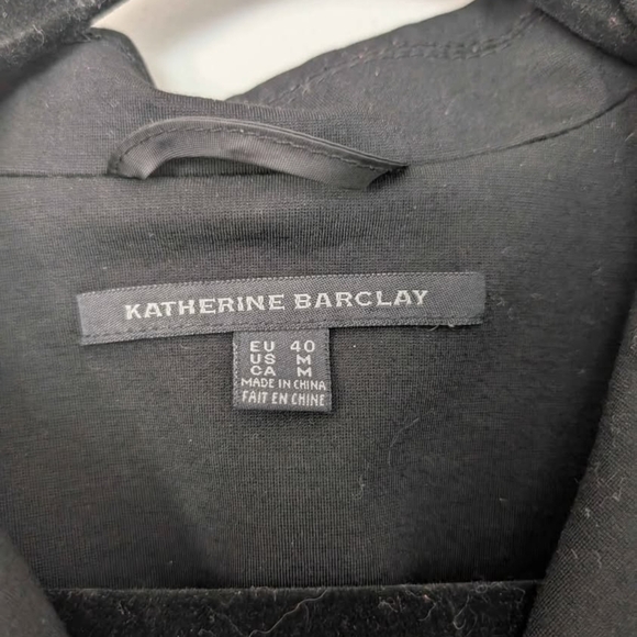 Katherine Barclay Moto Jacket Tailored Fit Asymmetrical Zip Medium - Picture 6 of 9